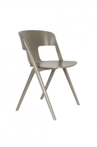 Horizon Outdoor Chair Brown Rice Front Side