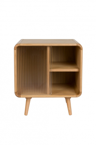 Rise Side Table Natural Front