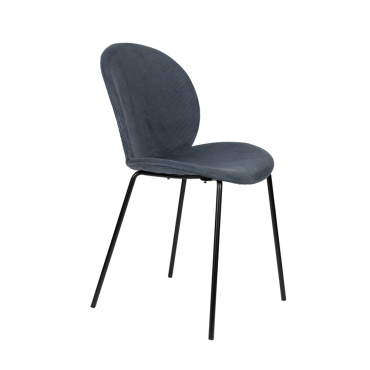 Bonnet Chair Grey/Blue 16
