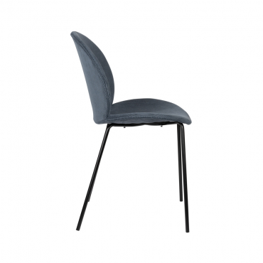 Bonnet Chair Grey/Blue 16