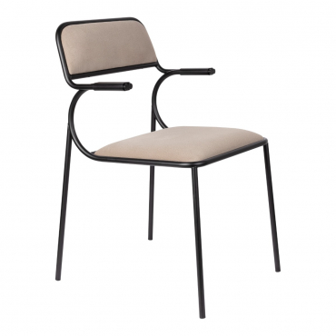 Alba Chair Black/Baige 1