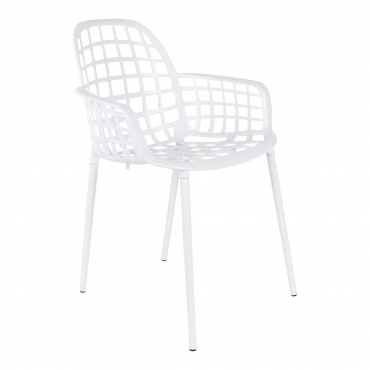 Albert Kuip Garden Armchair White 1