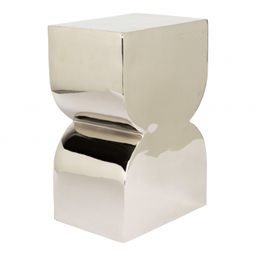 Cones Stool Shiny Silver 3