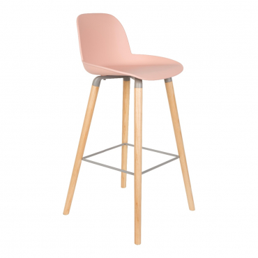 Albert Kuip Barstool 75 cm Old Pink 1