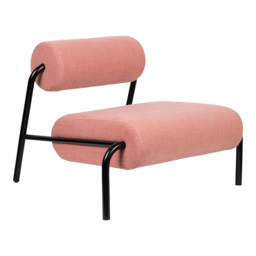 Lekima Lounge Chair Pink 1