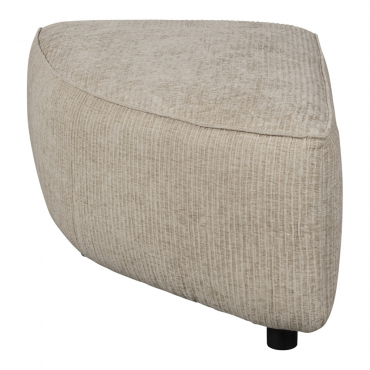 Hunter Sofa element Pie Pouf Left Sand 1