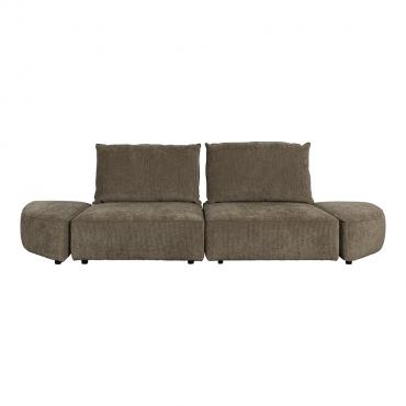 Hunter Sofa 3-seater Brown 1