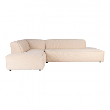 Fat Freddy Rib Sofa Left Natural  1