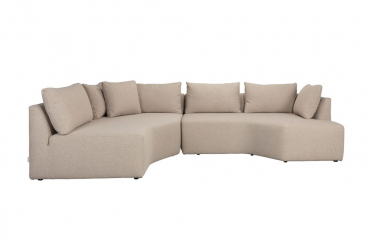 Prosper Sofa Left Cappuccino Front