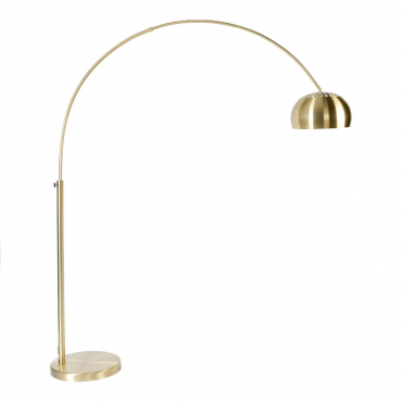 Metal Bow Floor Lamp Brass 1