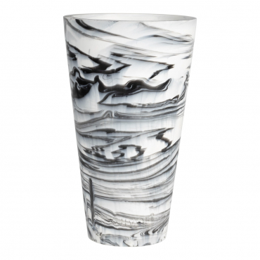 Conic Vase M Black/White 1