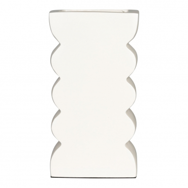 Curves Vase S Shiny Beige 1