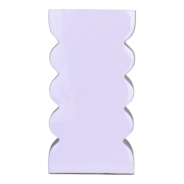 Curves Vase L Shiny Lilac 1