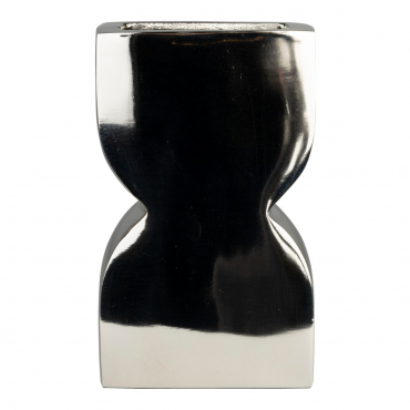 Cones Vase S Shiny Silver 1