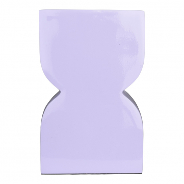Cones Vase L Shiny Lilac 1
