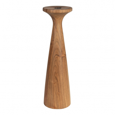 Flames Candle Holder L Brown 1