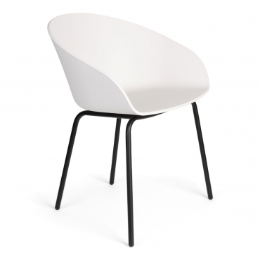 Void Armchair Milk White 1