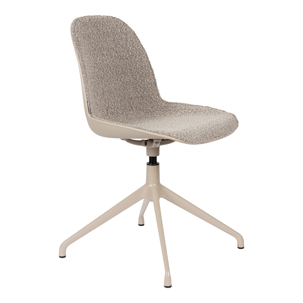 het beleid regel Richtlijnen Albert Kuip Swivel Stoel Taupe | Zuiver