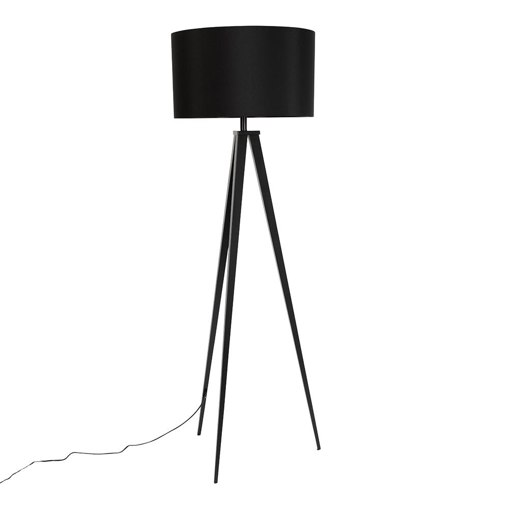 vijver Spijsverteringsorgaan Meyella Tripod Vloerlamp Zwart | Zuiver