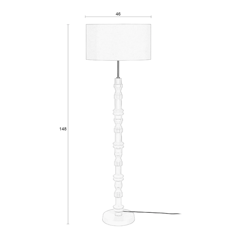 Totem Floor Lamp Smooth Terra | Zuiver