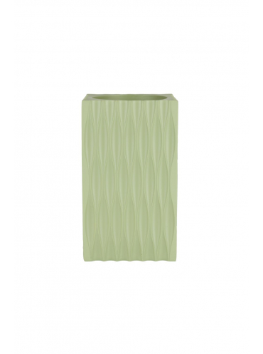 Riley Vase Stone Green Front