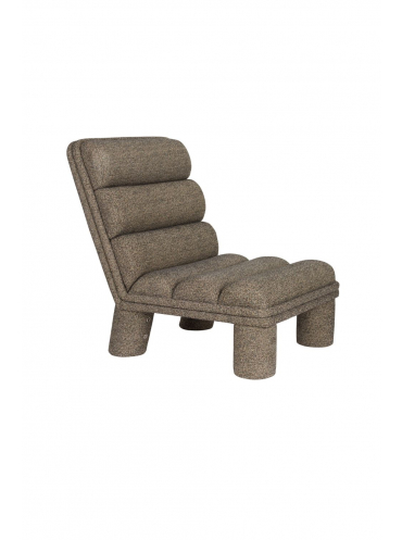 Fern Lounge Chair Grey Front Side