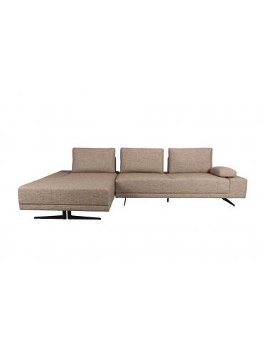 Shelly Sofa Cinnamon Left Chaise Longue Front