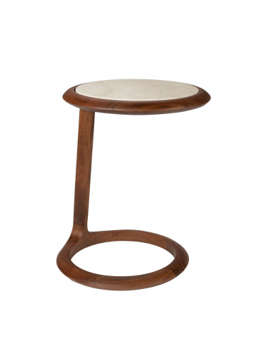 Doppia Side Table Front Side