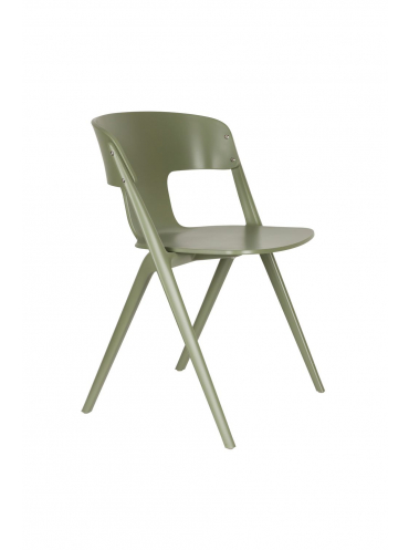 Horizon Outdoor Chair Forest Green Front Side