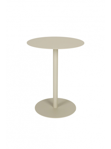 Snow Side Table Brown Rice Front