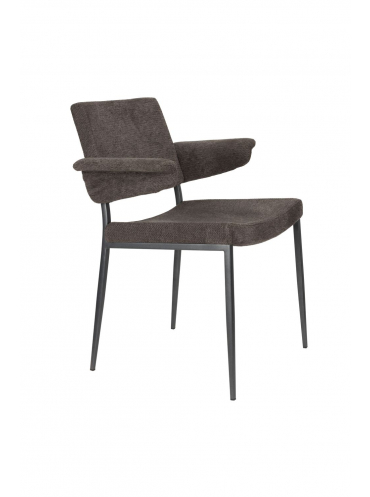 Portland Armchair Grey Front Side