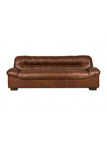 Douglas Sofa Wax Leather Chocolate Front