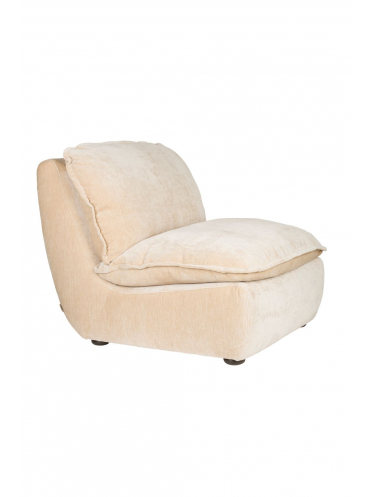 Radley Lounge Chair Beige Front Side