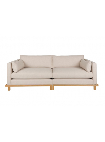 Sofa Blossom 3-Seater Oak Sand Front