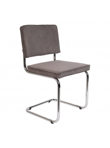 Ridge Rib Chair Grey 13