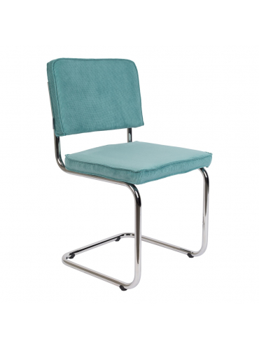 Ridge Rib Chair Blue 1