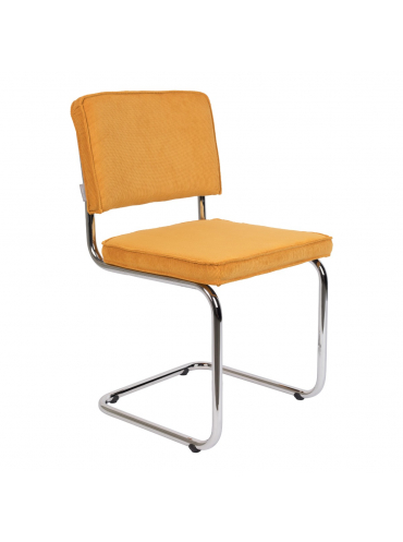 Ridge Rib Chair Yellow 1