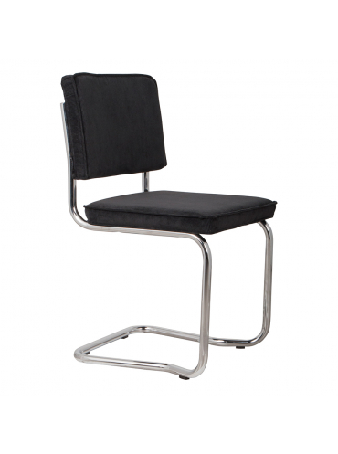 Ridge Kink Rib Chair Black 1