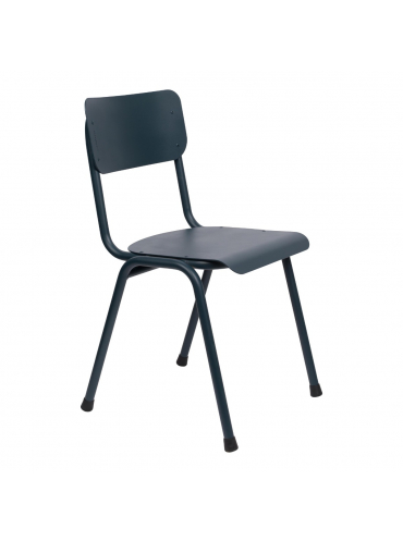 Back To School Outdoor Chair Grey Blue 1