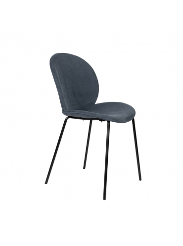 Bonnet Chair Grey/Blue 16