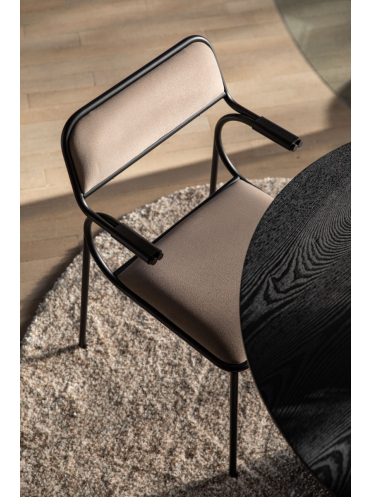 Alba Chair Black/Baige 2