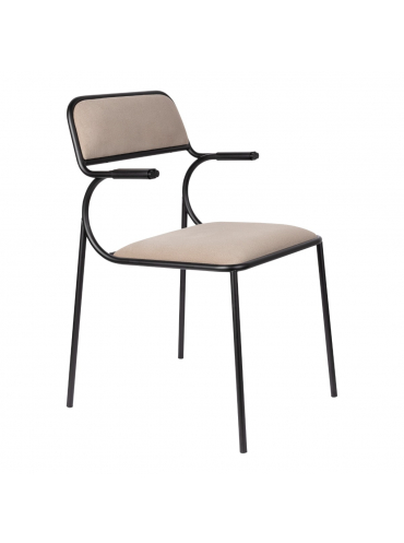 Alba Chair Black/Baige 2