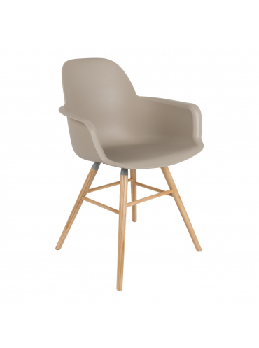 Albert Kuip Armstoel Taupe 2