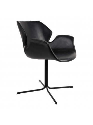 Nikki Armchair All Black 1