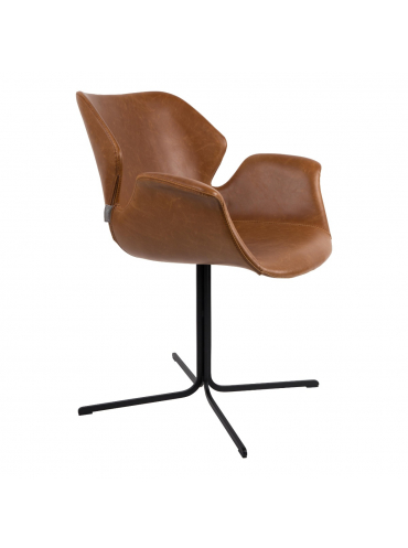 Nikki Armchair all Brown 1