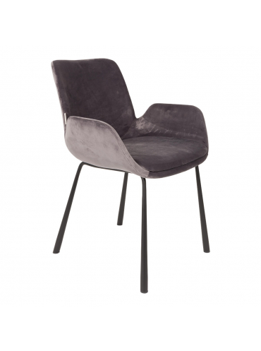 Brit Armchair Dark Grey 1