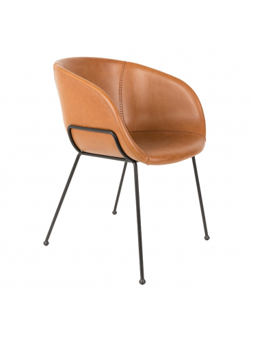 Feston Armchair Brown 1