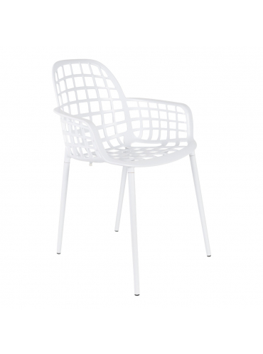 Albert Kuip Garden Armchair White 1