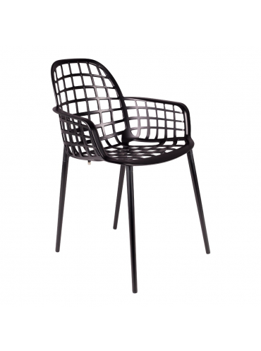 Albert Kuip Garden Armchair Black 1