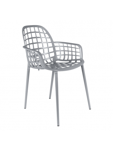 Albert Kuip Garden Armchair Light grey 1